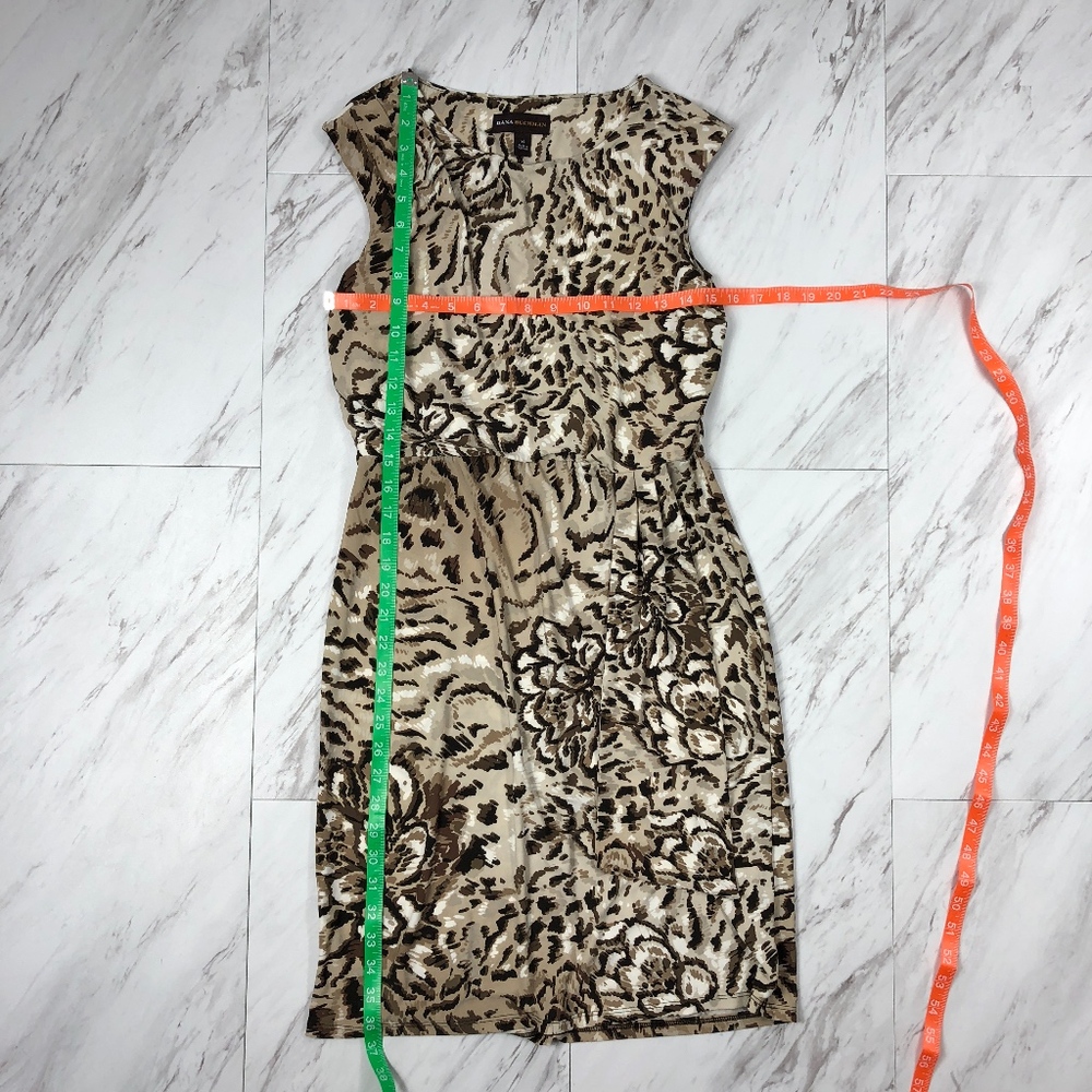 Dana Buchman Animal Print Dress EUC / Size XS - Picture 3 of 6